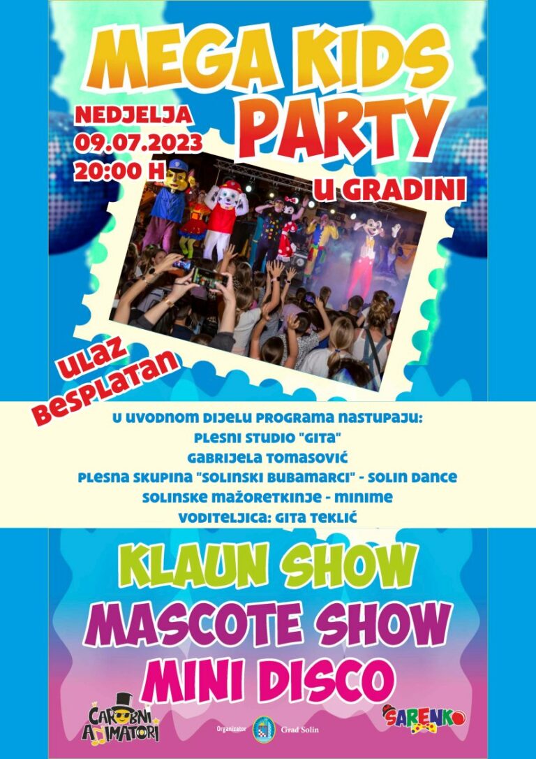 Mega Kids Party u Solinu 768x1086