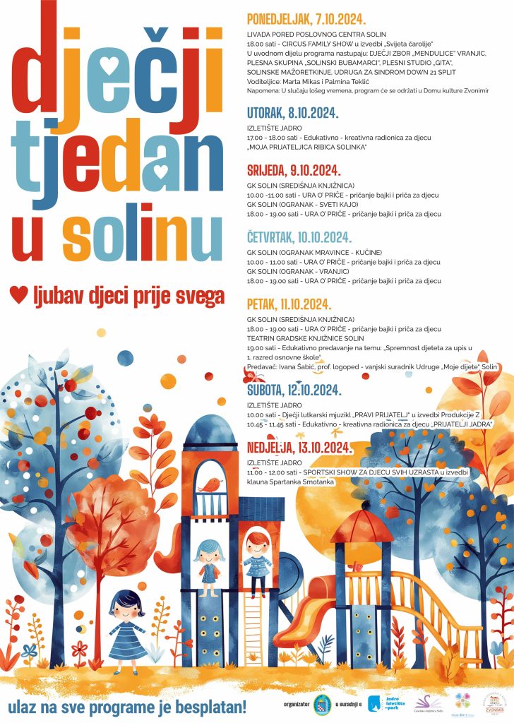 djecji tjedan u solinu program