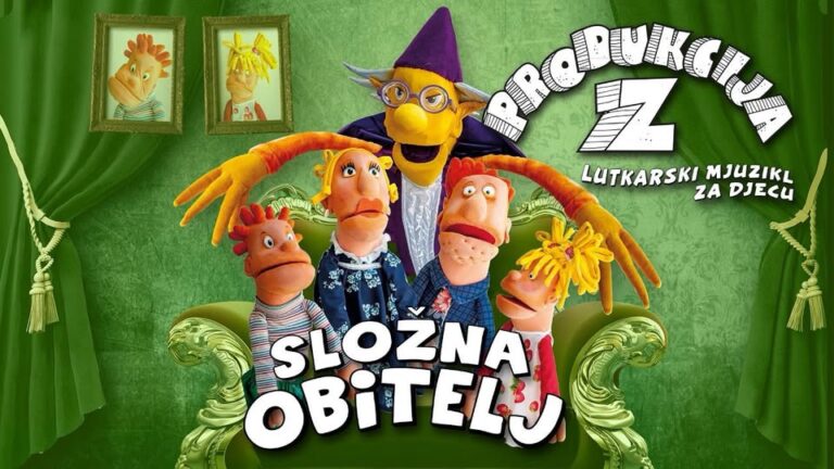 Lutkarski muzikl Slozna obitelj 768x432