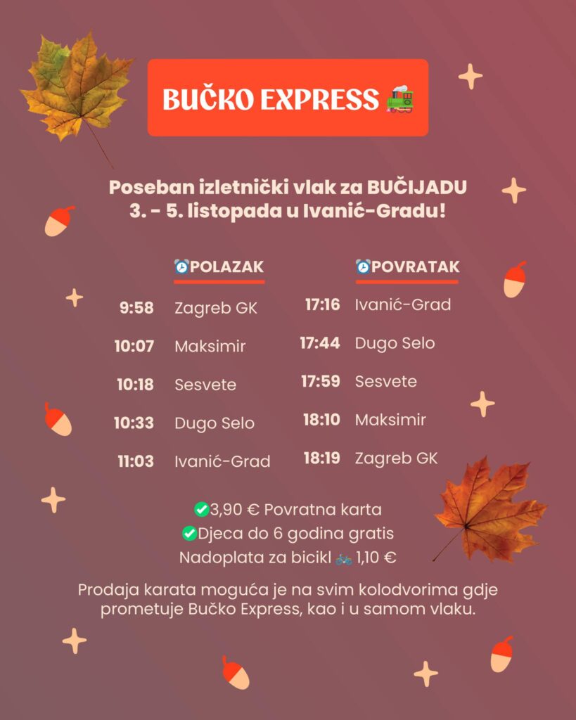 Bucijada 2025 vozni red Bucko Express 819x1024